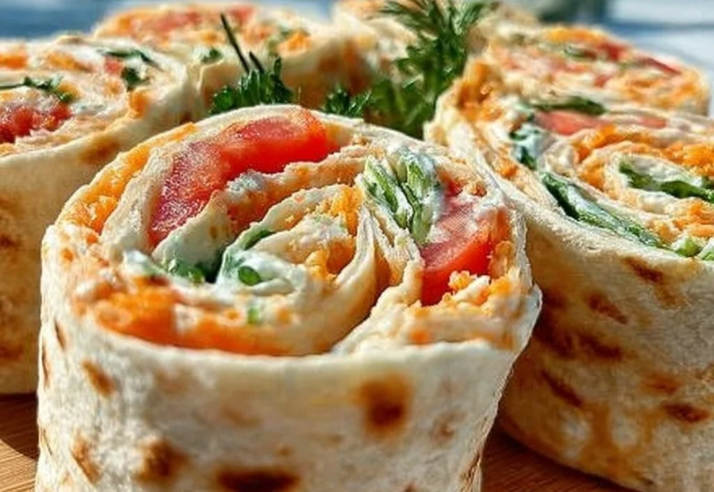 Vegetable Tortilla Roll Ups