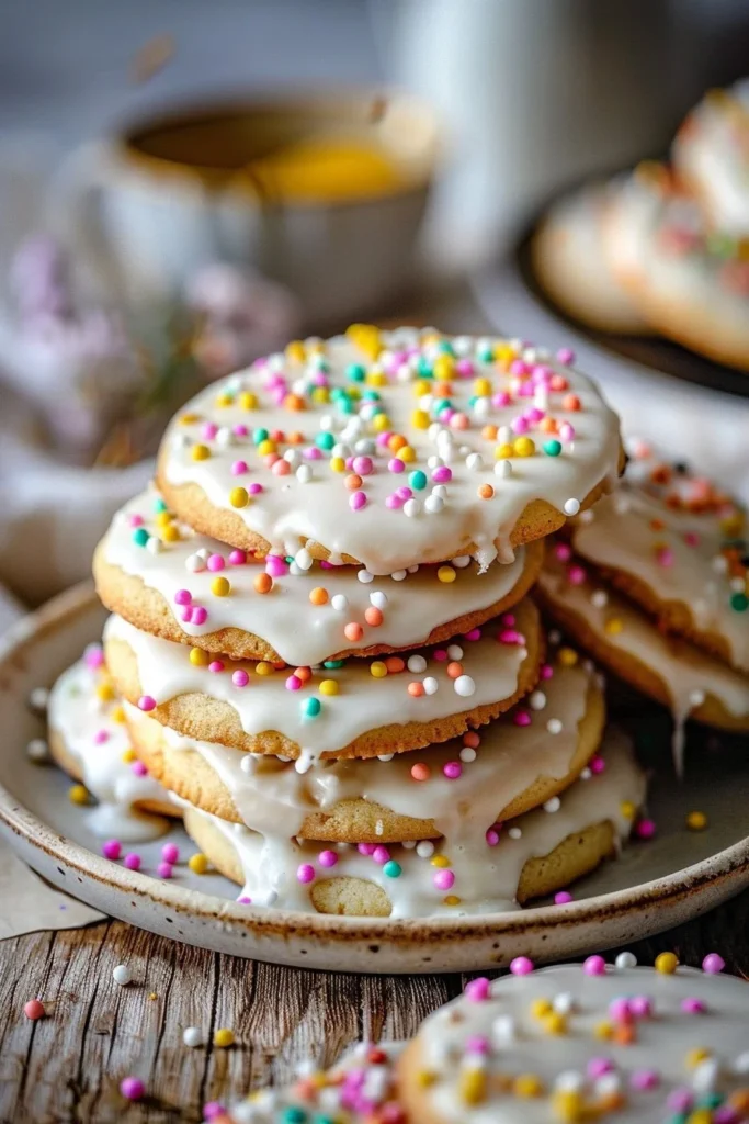 Delicious homemade Pop Tart cookies fresh from the oven
