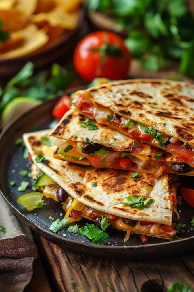 Delicious Smashburger Quesadillas loaded with cheese and flavorful ingredients.