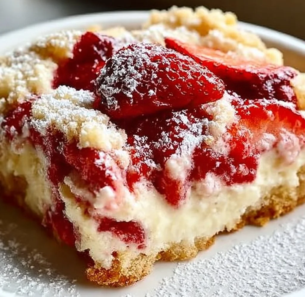 Strawberry Cheesecake Dump Cake Recipe
